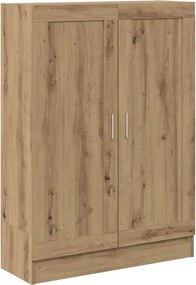 vidaXL Βιβλιοθήκη Artisan Δρυς 82,5x30,5x115 εκ. Επεξεργασμένο Ξύλο