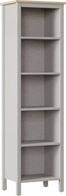 Βιβλιοθήκη Γκρι / Δρυς PECE 50x39.5x179.5