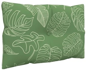 vidaXL Μαξιλάρια Παλέτας 2 τεμ. Σχέδιο Φύλλων από Ύφασμα Oxford