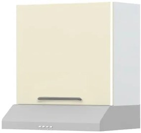 Ντουλάπι κρεμαστό Modena A7-60-1K για απορροφητήρα-Λευκό - Μπεζ