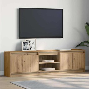 vidaXL Ντουλάπι TV Καφέ 182 x 34 x 50 εκ. Επεξεργασμένο ξύλο