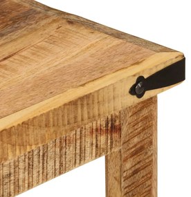 Τραπέζι Κονσόλα 100 x 30 x 75 εκ. από Μασίφ Ξύλο Μάνγκο - Καφέ