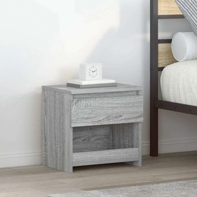 vidaXL Κομοδίνο Γκρι Sonoma 40 x 30 x 39 εκ. από Επεξεργασμένο Ξύλο