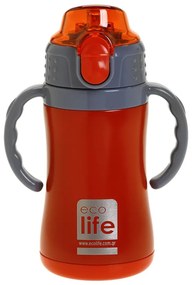 Ecolife Θερμός Παιδικός Kids Thermos Red 300ml Κόκκινο 33-BO-2999