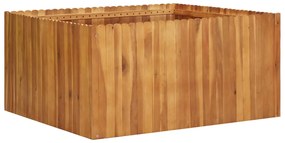 vidaXL Ζαρντινιέρα Υπερυψωμένη 100 x 100 x 50 εκ. Μασίφ Ξύλο Ακακίας