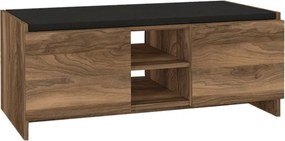 Παπουτσοθήκη Verly Megapap χρώμα καρυδί 110x33,2x43εκ.
