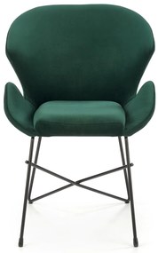 K458 chair color: dark green DIOMMI V-PL-K/458-KR-C.ZIELONY