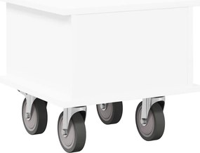 vidaXL Βάση TV Λευκό 37 x 35 x 35 εκ Επεξεργασμένο ξύλο