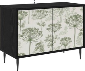 vidaXL Ντουλάπι TV GOTHA 69 x 33 x 50,5 εκ. Μαύρη Δρυς