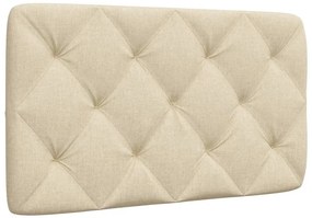 vidaXL Μαξιλάρι για Κεφαλάρι Κρεμ 80 εκ. Υφασμάτινο