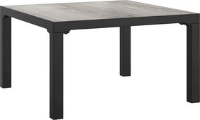 vidaXL Τραπέζάκι Κήπου Γκρι 55 x 55 x 31 εκ. από DPC και Ατσάλι