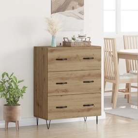 vidaXL Πλαϊνό γραφείο Artisan Oak 69,5 x 34 x 90 εκ.
