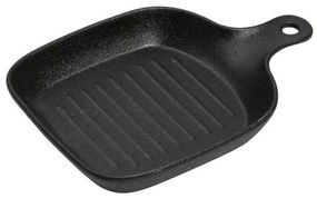 Τηγανάκι Lava Τετράγωνο 22Χ16Χ3cm Nol124K2 Black Espiel Ceramic
