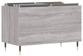vidaXL Δισκοθήκη Γκρι Sonoma 74,5 x 38 x 48 εκ. από Επεξεργασμένο Ξύλο
