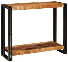 vidaXL Τραπέζι κονσόλας 90 x 33 x 75 εκ Μασίφ ακατέργαστο ξύλο μάνγκο