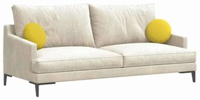 vidaXL Μαξιλάρια καθισμάτων 2 pcs Απαλό Κίτρινο Ø30 x 13 εκ ύφασμα