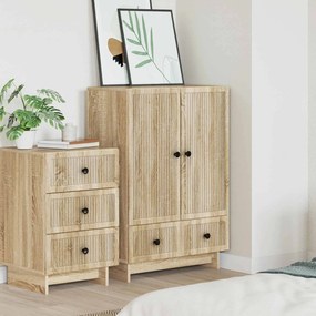 vidaXL Πλαϊνό γραφείο Δρύς Sonoma 66 x 34,5 x 95 εκ.