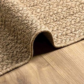 vidaXL Χαλί ZIZUR Καφέ 200 x 140 cm Πολυπροπυλένιο