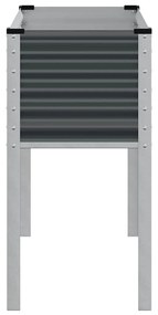 vidaXL Ζαρντινιέρα Κήπου Ανθρακί 100x45x90 εκ. από Ατσάλι