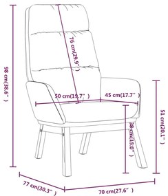 Πολυθρόνα Relax Σκούρο Πράσινο Υφασμάτινη - Πράσινο