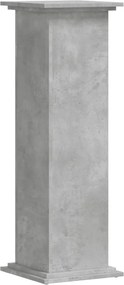 vidaXL Βάσεις Φυτών Γκρι Σκυρ. 33x33x100 εκ. Επεξεργασμένο Ξύλο