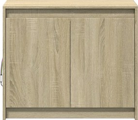 vidaXL Ντουλάπι με Φώτα LED Sonoma Δρυς 72x34x61 εκ Επεξεργασμένο Ξύλο