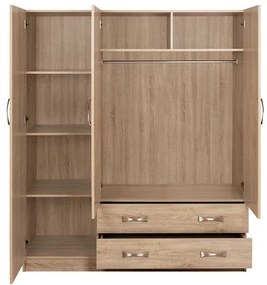 ΝΤΟΥΛΑΠΑ 3ΦΥΛΛΗ CARLY HM384.02 ΜΕ ΔΥΟ ΣΥΡΤΑΡΙΑ SONAMA 150X55Χ180Υεκ.