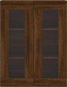vidaXL Ντουλάπι Τοίχου Καφέ Δρυς 69,5 x 34 x 90 εκ.