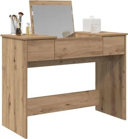 vidaXL Καλλυντικού Τραπέζι Artisan Oak 100 x 45 x 76 εκ.