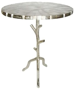 Τραπέζι Bizarre Side 04-0542 45x45x64cm Silver