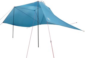 vidaXL Αυτοκινηταγιενν Μπλε 350 x 250 εκ Πολυεστέρας και Χάλυβας