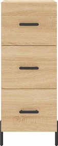 vidaXL Ντουλάπι Sonoma Δρυς 34,5x34x90 εκ. από Επεξεργασμένο Ξύλο