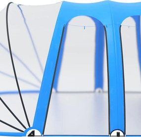 vidaXL Προστατευτικό Κάλυμμα Πισίνας Οβάλ 620x410x210 εκ.