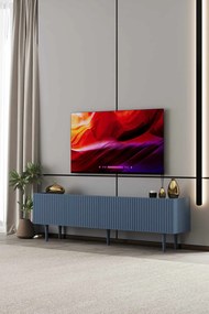 Έπιπλο Τηλεόρασης Μπλε CLORAME 160x29x20