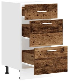 Κάτω ντουλάπι Lyon Παλιό ξύλο 40x46x81,5 cm Κατασκευασμένο ξύλο 854218