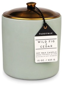Κερί Σόγιας Αρωματικό Hygge Wild Fig And Cedar 425gr Σε Κεραμικό Δοχείο Με Καπάκι Paddywax Soy Wax
