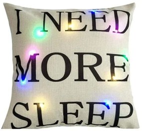 Μαξιλάρι Διακοσμητικό Led Με Γέμιση Σχ. 351 Multi Viopros 45X45 Cotton-Polyester