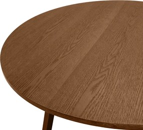 Τραπέζι Sedria pakoworld mdf καρυδί Φ120x75εκ
