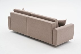 Corner Sofa-Bed Mane Right - Brown Brown