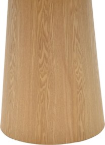 Τραπέζι Kayano pakoworld mdf σε φυσική απόχρωση Φ120x72εκ