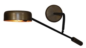 Φωτιστικό Τοίχου - Απλίκα HL-3538-1 M WADE OLD BRONZE WALL LAMP - 21W - 50W - 77-3895