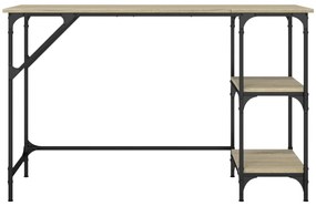 ΓΡΑΦΕΙΟ SONOMA ΔΡΥΣ 120X50X75 ΕΚ. ΜΕΤΑΛΛΟ &amp; ΕΠΕΞΕΡΓΑΣΜΕΝΟ ΞΥΛΟ 845322