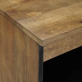 vidaXL Πλαϊνό γραφείο Καφέ 60 x 33 x 75 cm Στερεό ξύλο μάνγκο