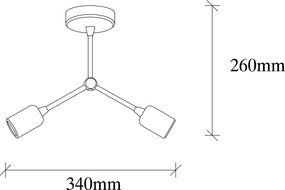 Chandelier Sparrow - 1252 Black
