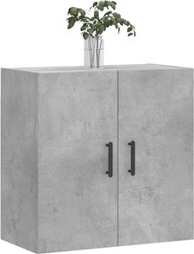vidaXL Ντουλάπι Τοίχου Γκρι Σκυροδέματος 60x31x60 εκ. Επεξεργ. Ξύλο
