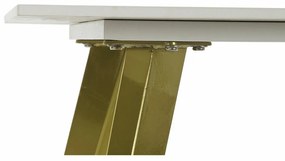 Βοηθητικό Τραπεζάκι DKD Home Decor Λευκό Χρυσό 60 x 60 x 48 cm