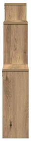 Ράφι τοίχου Artisan Oak 80x15x78,5 cm Κατασκευασμένο ξύλο - Καφέ