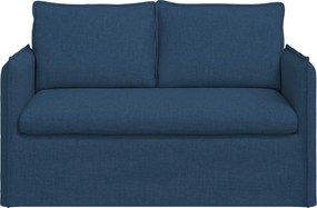 vidaXL Καναπές Μπλε 136 x 82 x 85 εκ ύφασμα