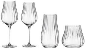 Σετ Κρυστάλλινα Ποτήρια Limosa Optic - Crystal Bohemia – 24τμχ