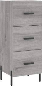 vidaXL Ντουλάπι Γκρι Sonoma 34,5x34x90 εκ. από Επεξεργασμένο Ξύλο